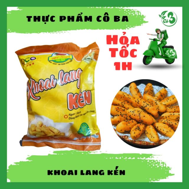 Khoai Lang Kén 250G - Món Ăn Vặt Thơm Ngon, Dinh Dưỡng