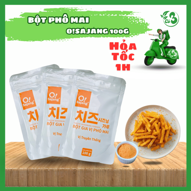Bột Gia Vị Phô Mai LC 100G - Nâng Tầm Hương Vị Món Ăn Thơm Ngon