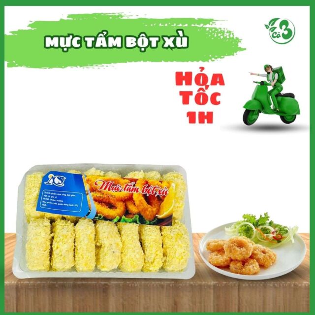 MỰC VÒNG TẨM BỘT XÙ – GIÒN TAN, ĐẬM VỊ BIỂN KHƠI