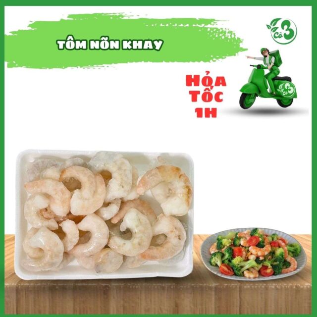 TÔM NÕN RÃ ĐÔNG 400G – TƯƠI NGON TỪNG CON, TIỆN LỢI CHO MỌI MÓN ĂN