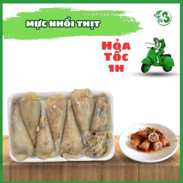 MỰC NHỒI THỊT – MÓN NGON TRUYỀN THỐNG, HÀI HÒA HƯƠNG VỊ BIỂN VÀ THỊT TƯƠI