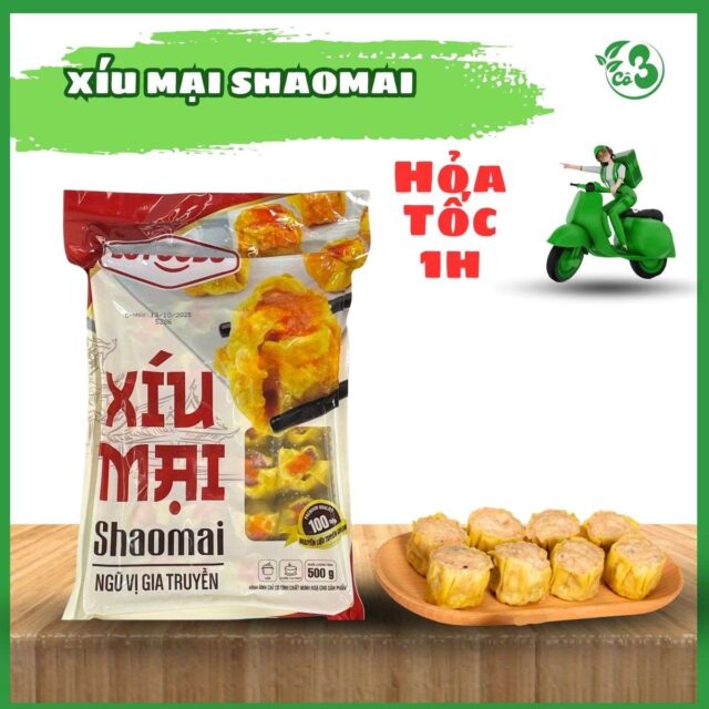 XÍU MẠI CHIÊN – NHÂN THỊT ĐẬM ĐÀ, VỎ GIÒN VÀNG HẤP DẪN